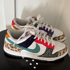 Nike Women's Colorful Animal Print Sneakers